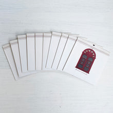 Load image into Gallery viewer, Gift Tag Set of 10 - Goa Window, Brown