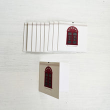 Load image into Gallery viewer, Gift Tag Set of 10 - Goa Window, Brown