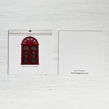 Load image into Gallery viewer, Gift Tag Set of 10 - Goa Window, Brown