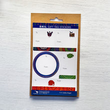 Load image into Gallery viewer, Gift Tag Stickers set of 6 - Naqashi