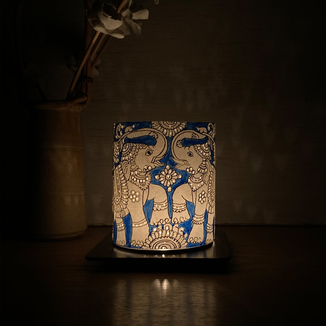 Tea Light Lamp - Gajendra Moksham