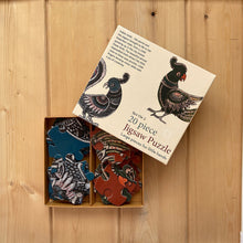 Load image into Gallery viewer, Jigsaw Puzzle 20 Pieces - Kalamkari Parrot and Pigeon