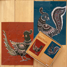 Load image into Gallery viewer, Jigsaw Puzzle 20 Pieces  - Kalamkari Parrot and Pigeon
