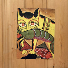 Load image into Gallery viewer, Jigsaw Puzzle 20 Pieces  - Kalighat Pat Cat

