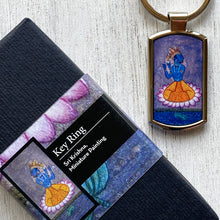 Load image into Gallery viewer, Key Ring Rectangle - Krishna