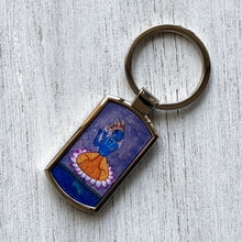 Load image into Gallery viewer, Key Ring Rectangle - Krishna