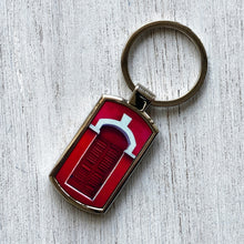 Load image into Gallery viewer, Key Ring Rectangle - Kolkata Windows