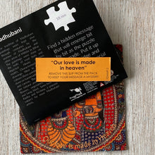 Load image into Gallery viewer, Magnetic Message Puzzle - Madhubani, Radha Krishna