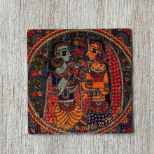 Load image into Gallery viewer, Magnetic Message Puzzle - Madhubani, Radha Krishna