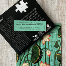 Load image into Gallery viewer, Magnetic Message Puzzle - Pichwai, Lotus