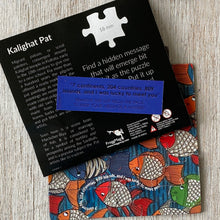 Load image into Gallery viewer, Magnetic Message Puzzle - Kalighat Pat, Fish