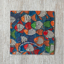 Load image into Gallery viewer, Magnetic Message Puzzle - Kalighat Pat, Fish