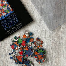 Load image into Gallery viewer, Magnetic Message Puzzle - Kalighat Pat, Fish