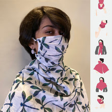 Load image into Gallery viewer, Mask Scarf - Dragonfly