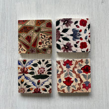 Load image into Gallery viewer, Mini Notebooks Set of 4 - Floral Motifs, Amer Fort, Jaipur