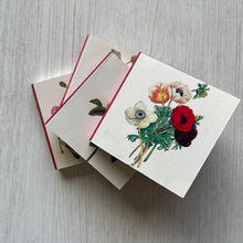 Load image into Gallery viewer, Mini Notebooks Set of 4 - Flowers, Rajasthani Miniature