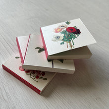 Load image into Gallery viewer, Mini Notebooks Set of 4 - Flowers, Rajasthani Miniature