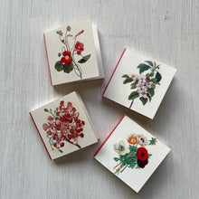 Load image into Gallery viewer, Mini Notebooks Set of 4 - Flowers, Rajasthani Miniature