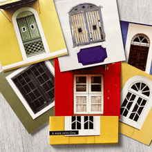 Load image into Gallery viewer, Note Cards set of 6 with Envelopes - Goa Windows
