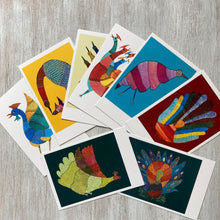 Load image into Gallery viewer, Post Cards Set of 8 - Gond Birds