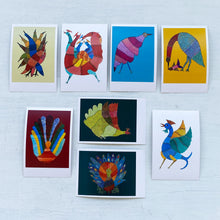 Load image into Gallery viewer, Post Cards Set of 8 - Gond Birds