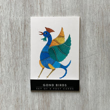 Load image into Gallery viewer, Post Cards Set of 8 - Gond Birds