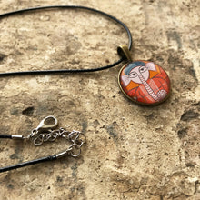 Load image into Gallery viewer, Art Pendants 25 mm - Kalighat Pat- Ganesh