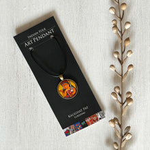 Load image into Gallery viewer, Art Pendants 25 mm - Kalighat Pat-  Lukshmi