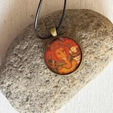 Load image into Gallery viewer, Art Pendants 25 mm - Kerala Mural - Ganesh