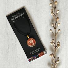 Load image into Gallery viewer, Art Pendants 25 mm - Kerala Mural - Narasimha