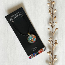 Load image into Gallery viewer, Art Pendants 25 mm - Gond - Forest