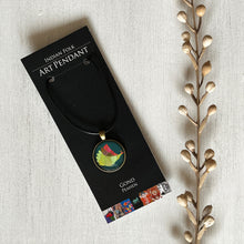 Load image into Gallery viewer, Art Pendants 25 mm - Gond - Peahen