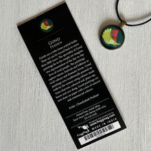 Load image into Gallery viewer, Art Pendants 25 mm - Gond - Peahen