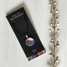 Load image into Gallery viewer, Art Pendants 25 mm - Gond - Cow