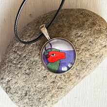 Load image into Gallery viewer, Art Pendants 25 mm - Gond - Cow