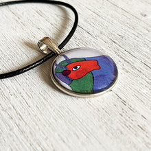 Load image into Gallery viewer, Art Pendants 25 mm - Gond - Cow