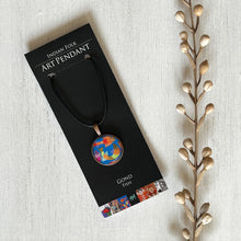 Load image into Gallery viewer, Art Pendants 25 mm - Gond - Fish