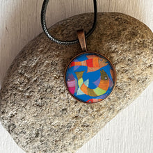 Load image into Gallery viewer, Art Pendants 25 mm - Gond - Fish