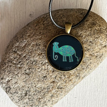 Load image into Gallery viewer, Art Pendants 25 mm - Bhil- Elephant