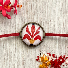 Load image into Gallery viewer, Rakhi - Indian Heritage Art - Taj Mahal - Agra Flower, Peitra dura, detail