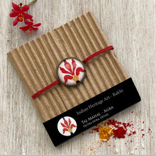 Load image into Gallery viewer, Rakhi - Indian Heritage Art - Taj Mahal - Agra Flower, Peitra dura, detail