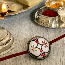 Load image into Gallery viewer, Rakhi - Indian Heritage Art - Taj Mahal - Agra Peitra dura, Column, detail
