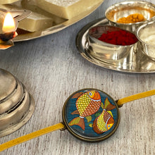 Load image into Gallery viewer, Rakhi - Indian Folk Art - Fish, Kalighat Pat