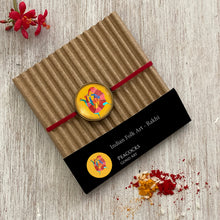 Load image into Gallery viewer, Rakhi - Indian Folk Art - Rooster, Gond Art