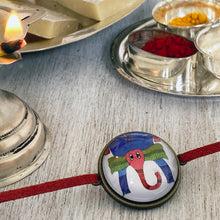 Load image into Gallery viewer, Rakhi - Indian Folk Art - Elephant, Gond Art