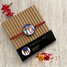 Load image into Gallery viewer, Rakhi - Indian Folk Art - Elephant, Gond Art