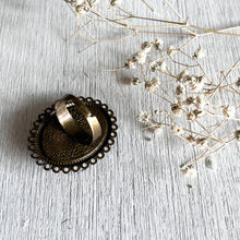 Load image into Gallery viewer, 25 mm Oval Ring - Persian Blue