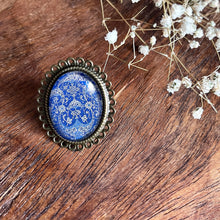Load image into Gallery viewer, 25 mm Oval Ring - Persian Blue