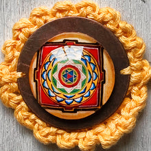 Load image into Gallery viewer, Rakhi - Mandala - Crochet - Yellow
