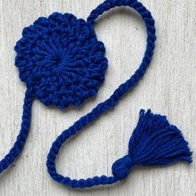 Load image into Gallery viewer, Rakhi - Mandala - Crochet - Indigo